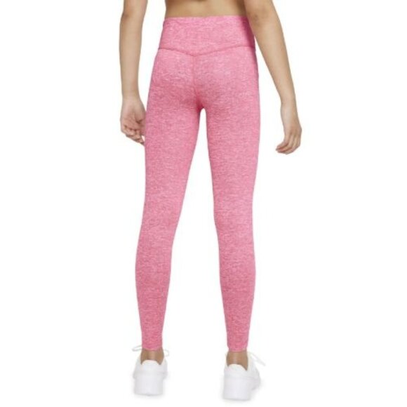 Nike Kids Girls One Luxe Dri-FIT Leggings DD7637-603 Heather Pink Size XS XSmall - Picture 2 of 2